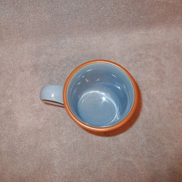 80s Vtg NORITAKE Japan BLUE ADOBE Coffee Tea MUG Cup REPLACEMENT Stoneware 8678 - Picture 2 of 7